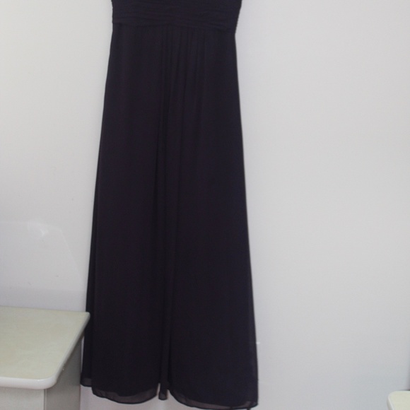 Bill Levkoff Plum Bridesmaid Dress - Size 10 - Picture 8 of 8